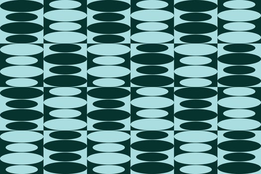 An blue and green pattern with circles vector