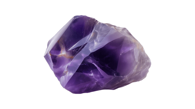 Purple amethyst healing stone for spirituality, meditation, and energy balance png