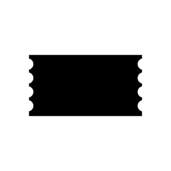 Cinema ticket icon isolated on white background for your web and mobile app design, Cinema ticket logo concept vector