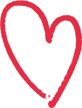 Heart love drawing design png