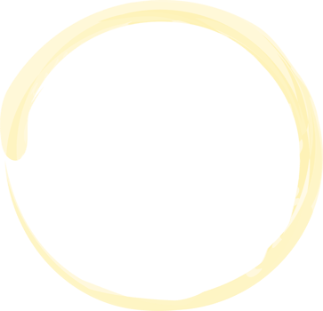 Circle yellow brush, icon png