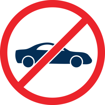 No Car, No Parking icon, symbol png