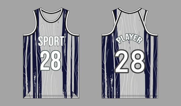 Sport jersey with player number 28 vector