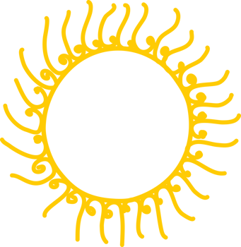 Sun drawing icon png