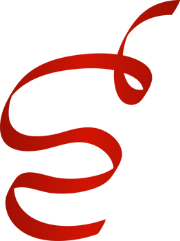 Red ribbon for gift, valentines, birthday png