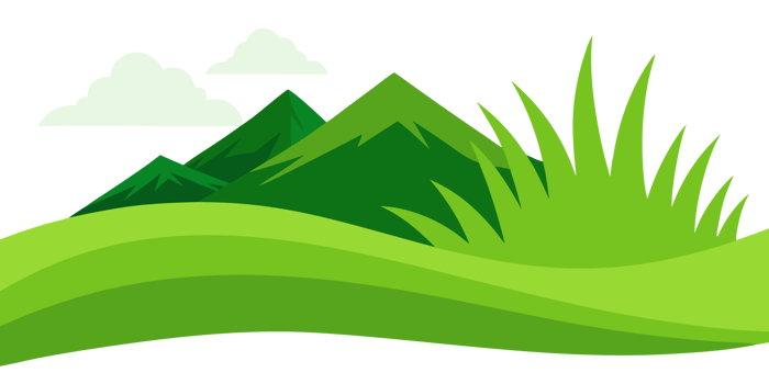 Green grass hills mountains white clouds black background rolling hills mountain landscape png
