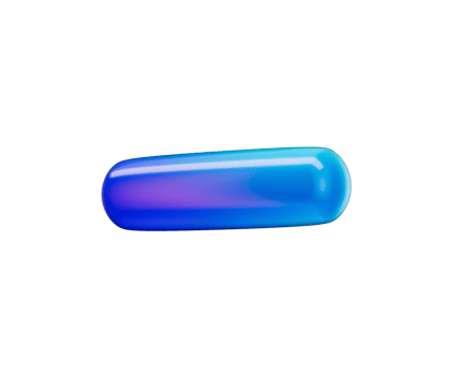 3D Glossy minus symbol with a gradient of blue color, featuring a modern look. 3d illustration png