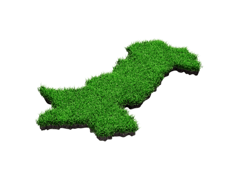 Pakistan Map Soil Land Geology Cross Section Green Grass And Rock Ground Texture 3d Illustration png