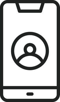 Profile icon icon vector