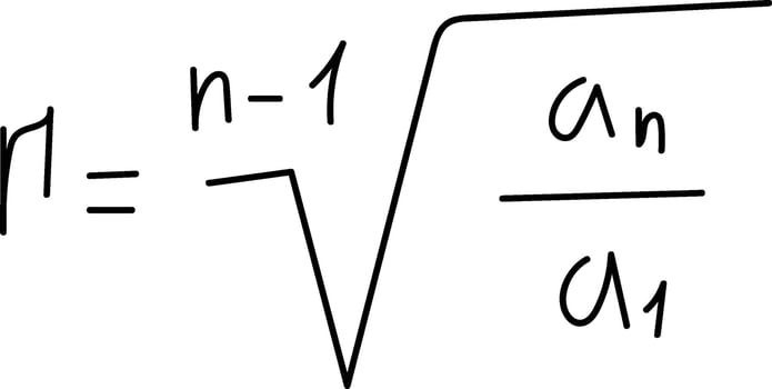 Drawn Math Formula Flat Illustration Icon vector