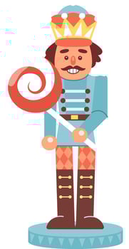 Tin Soldier With Lollipop vector