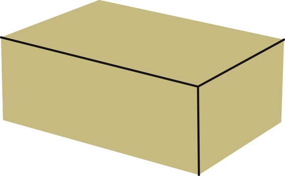 Paper Box Icon vector