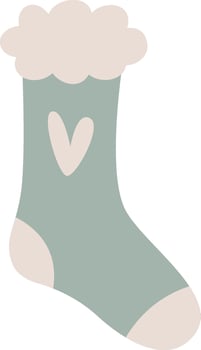 Sock Clothes Icon Illustration vector