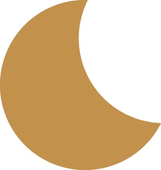 Moon Boho Icon vector