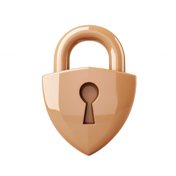 3d icon Glossy closed padlock representing digital security, symbolizing data protection and cybersecurity against unauthorized access on transparent background png