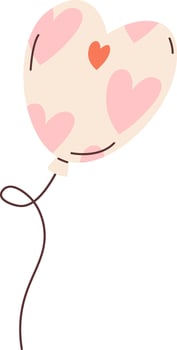 Balloon With Hearts vector