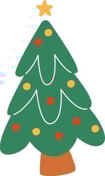 Christmas Tree Decoration vector