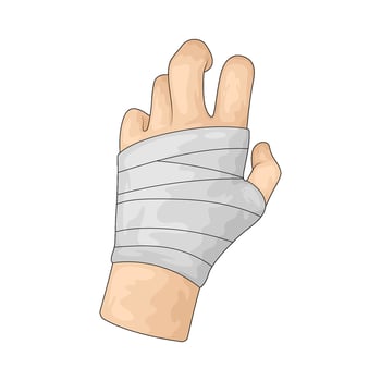 Injury Human Hand vector