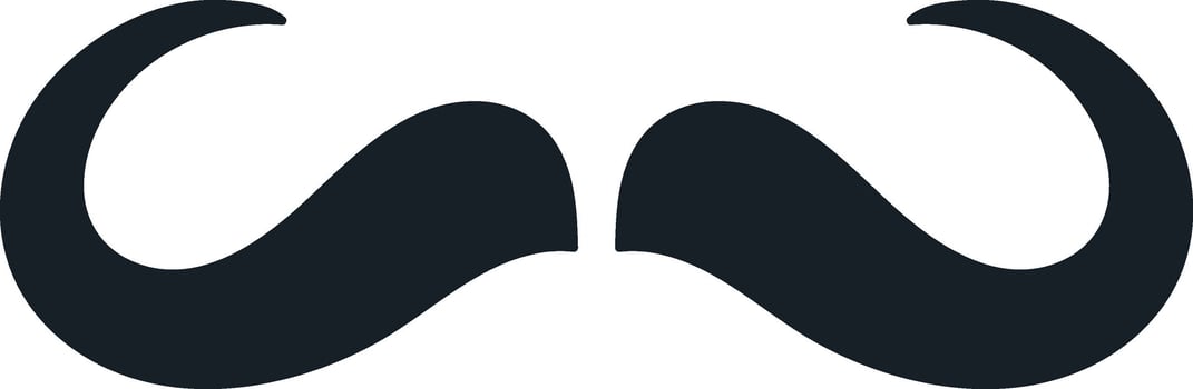 Bull Horns Silhouette vector