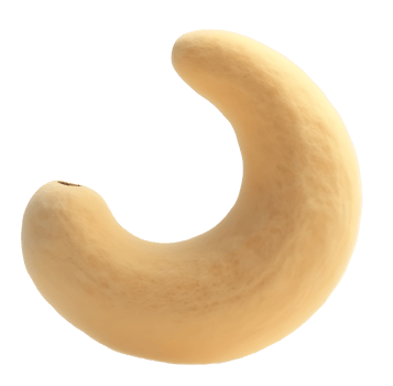 Comforting, smooth, and soft curved form in light brown hue png