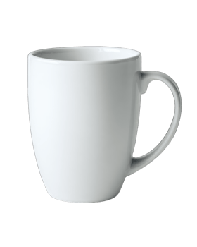 Plain White Coffee Mug Perfect for Branding and Design Mockups png