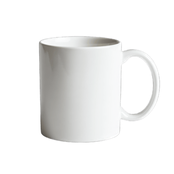Blank White Mug Perfect for Customization png