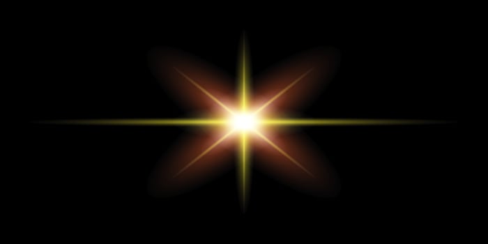 Bright light burst effect vector
