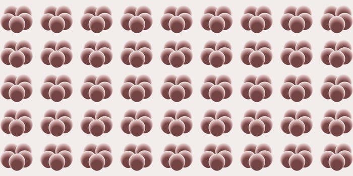 Background pattern visual representation resembles a dark theme flower vector