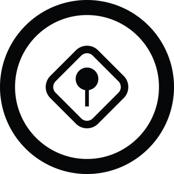 Icon of Minimalist Design Featuring a Symbolic Circle and Central Element png