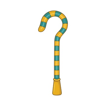 colorful striped candy cane vector