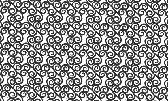 Bold Monochrome Abstract Background with Elegant Flourishes Perfect for Textiles and Wallpaperolls on a Crisp White Background vector