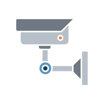 Security camera surveillance device isolated on a transparent background technology png