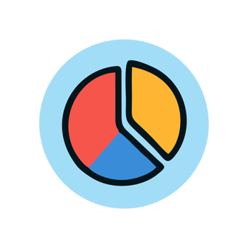 Modern Colorful Pie Chart Data Visualization Business Infographic Design Element png