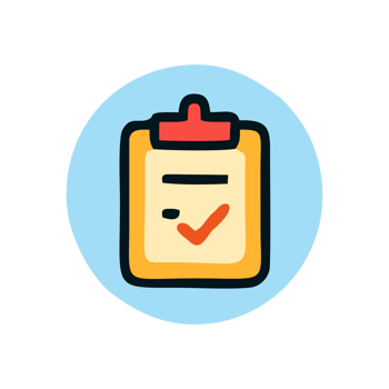 Completed Checklist Icon Illustration Positive Feedback Successful Task Management Business Concept png
