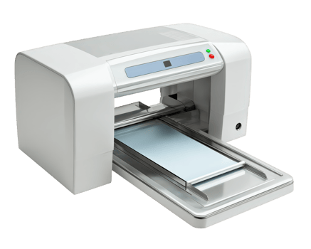 Flatbed scanner office equipment document scanner isolated transparency background modern technology electronic device professional machine png