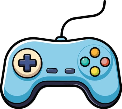 Collection of Black Game Controllers icons vector