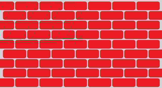 a red brick wall with squares on it vector