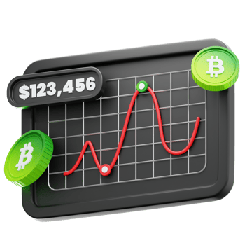 Trading Chart 3D Illustration png