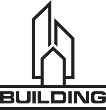 Modern Minimalist Building Logo. Architecture Logo vector