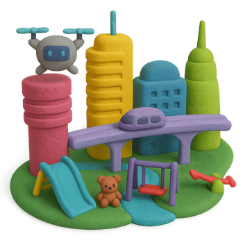 Futuristic Cityscapes Now png