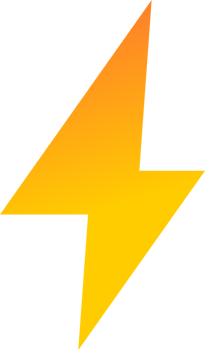 Yellow icon power electric thunder bolt png