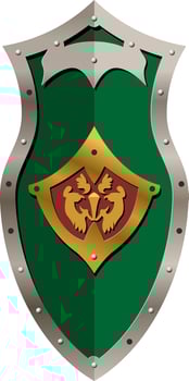 Medieval Shield Emblem vector