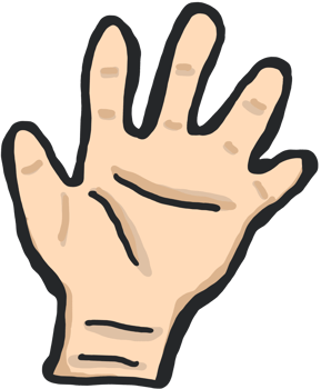 Abstract hand painting art png