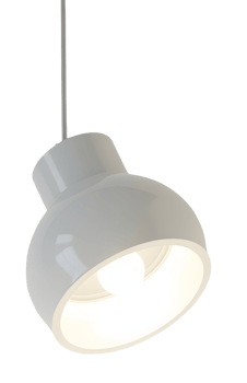 White glowing lamp fixture offers bright illumination, perfect for modern interior design png