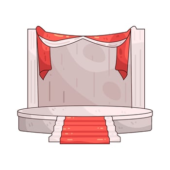 independence stage illustration vector