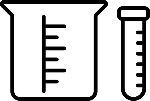 Measurement Line Icon Design vector