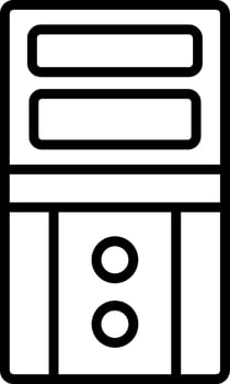 Cases Line Icon Design vector