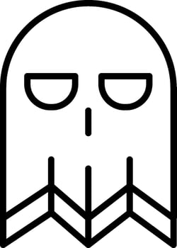 Executioner Line Icon Design vector
