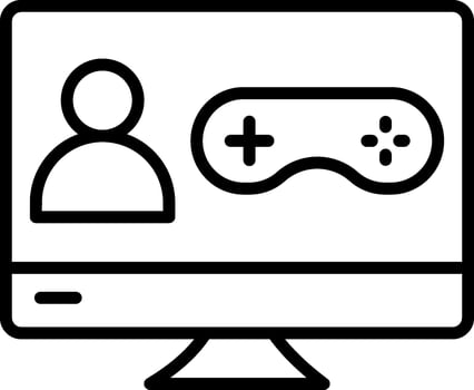 Artist Line Icon Design vector