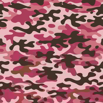 Pink and brown camouflage pattern for fashion and design vector